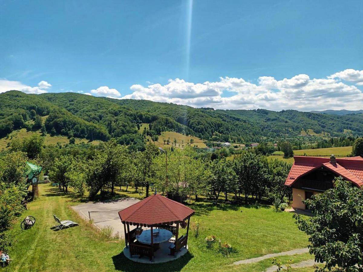 Cabana Cu Teren De Tenis -- Etaj Banica Kültér fotó